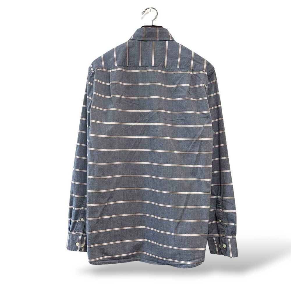John Bartlett Consensus Chambray Woven Striped St… - image 3